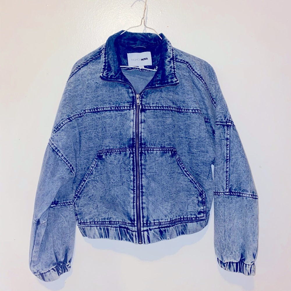 Women’s Blue Denim Jacket Size: M #denimjacket #fasionnova #blue #jacket #search